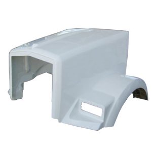 Kenworth T800 Hood For Curved Windshields Replaces K146-1293, K146-1311, K146-1312