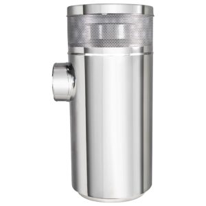Peterbilt & Kenworth 15 Inch Stainless Steel Air Cleaner, Vortox Style