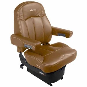 Seats Inc. Legacy Lo Seat W/ Mid Back, Low Base, Armrests - DuraLeather